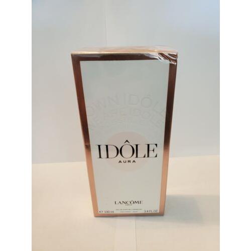 Lancome Idole Aura 3.4oz Edp Lumineuse Spray Corner of Box Imperfect