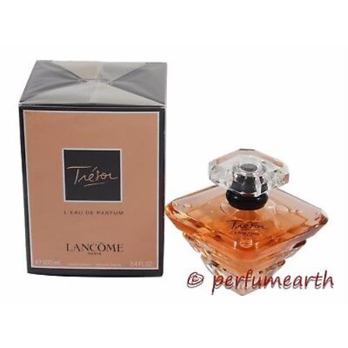 Tresor L`eau De Parfum By Lancome 3.4/3.3 Oz Edp Spray For Women