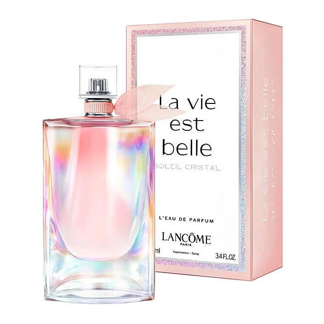 La Vie Est Belle Soleil Cristal By Lancome L`eau De Parfum Spray 3.4oz/100ml-New