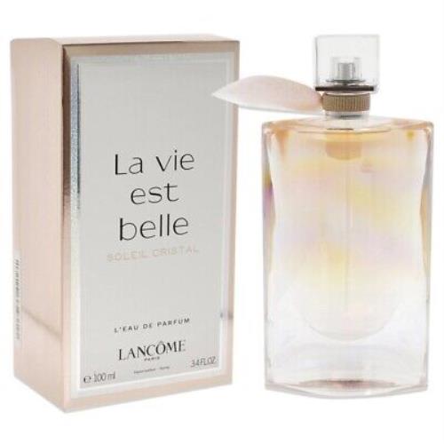 LA Vie Est Belle Soleil Cristal Lancome 3.4 oz / 100 ml L`eau de Parfum Women
