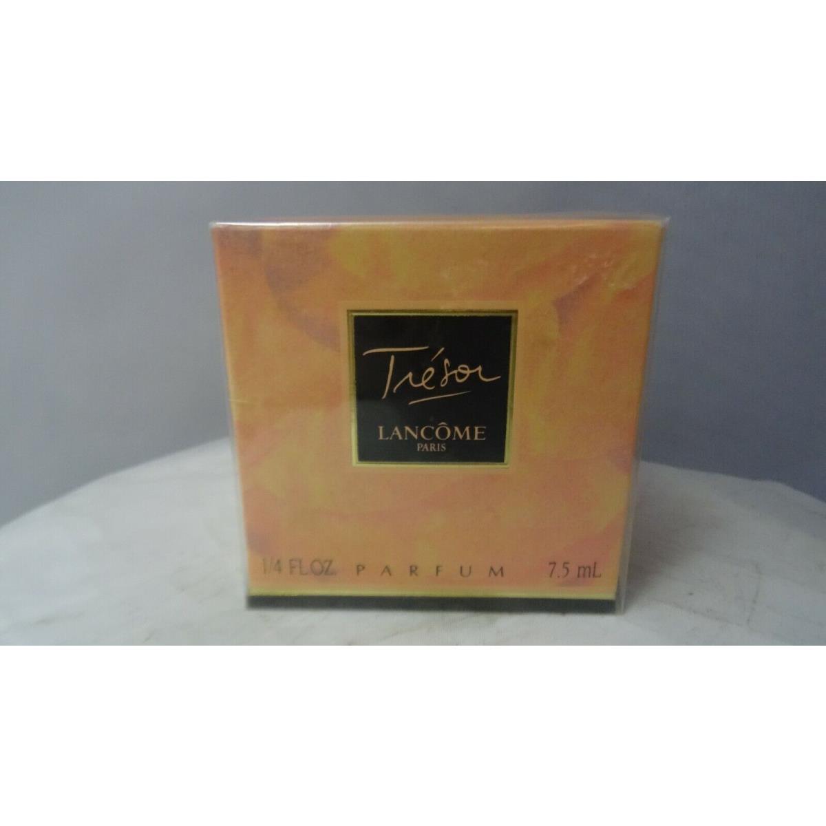 Lancome Tresor Lanc me Pure Parfum 1/4 fl oz - 7.5 ml Rare Vintage 1990 Edition