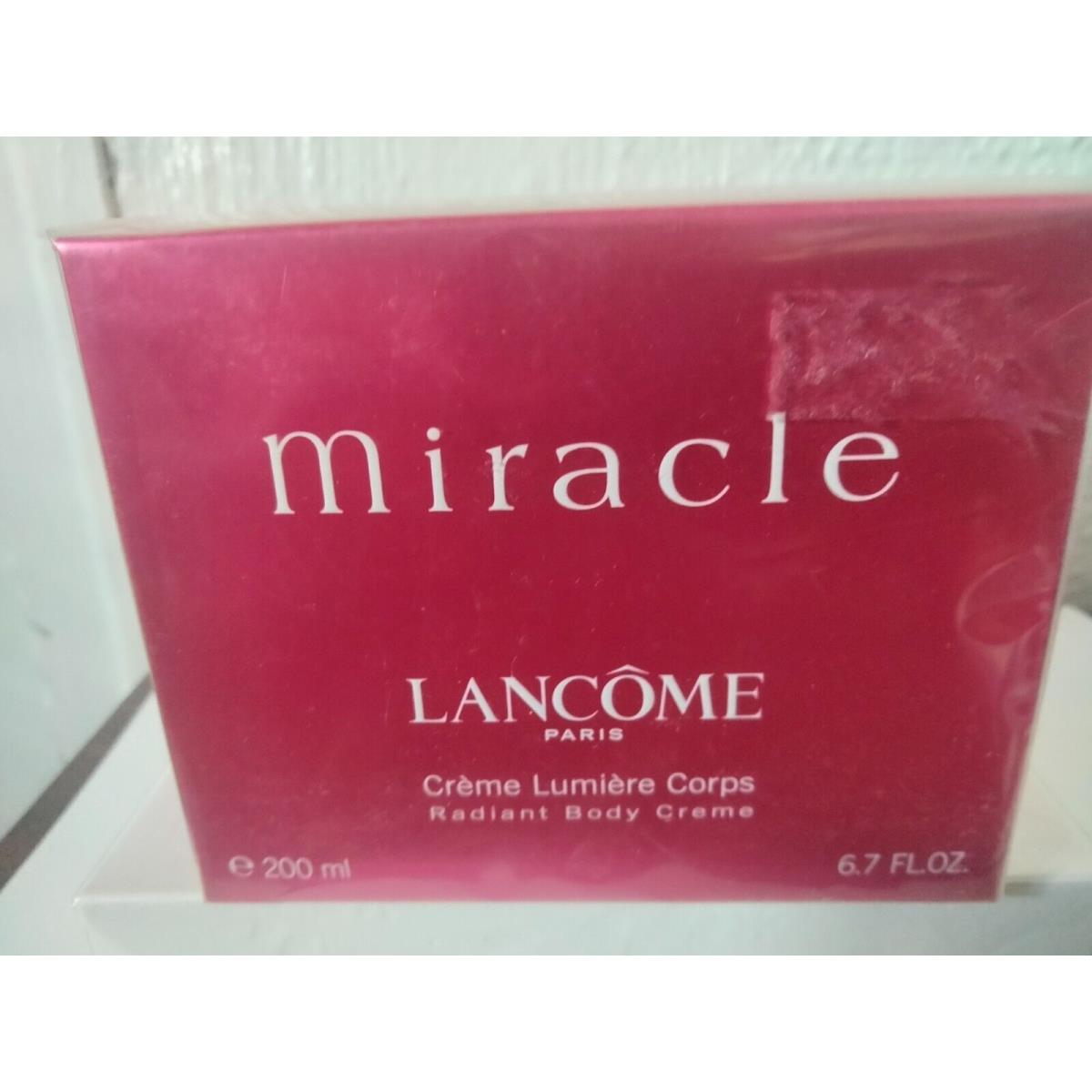 Lancome Miracle 6.7 Oz/ 200 ML Body Cream For Women