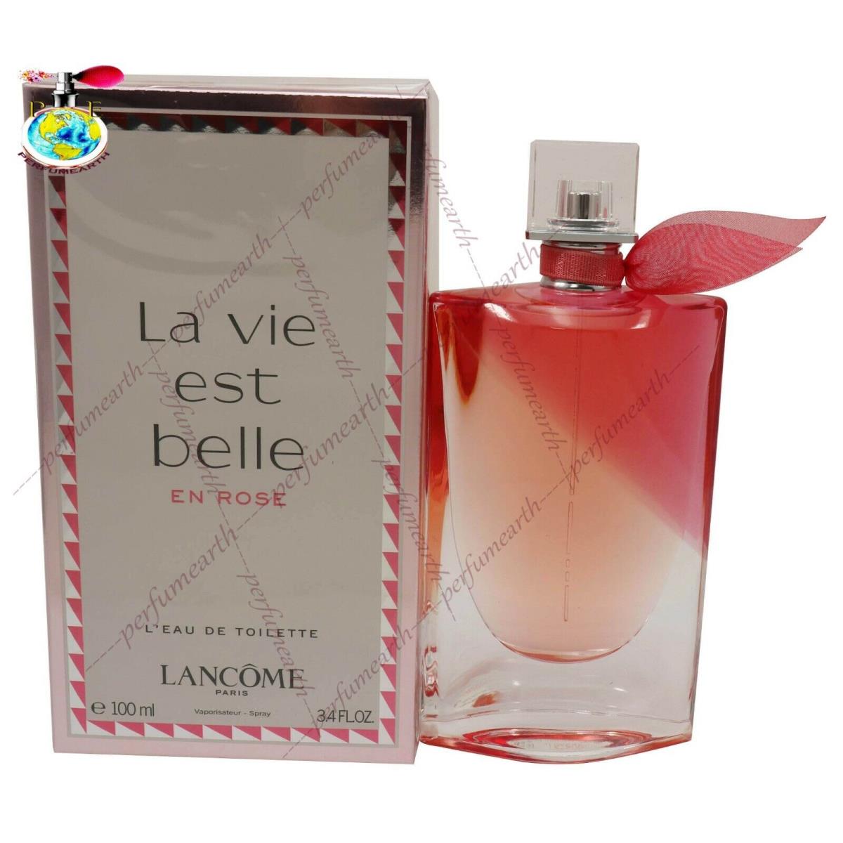 LA Vie Est Belle EN Rose 3.4/3.3 OZ Edt Spray Women BY Lancome IN A Box