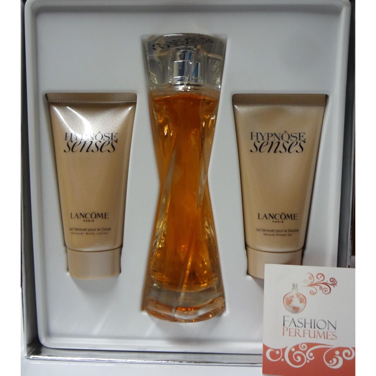 Hypnose Senses by Lancome 1.7 OZ Edp Made IN France 3 Pcs Gift Set