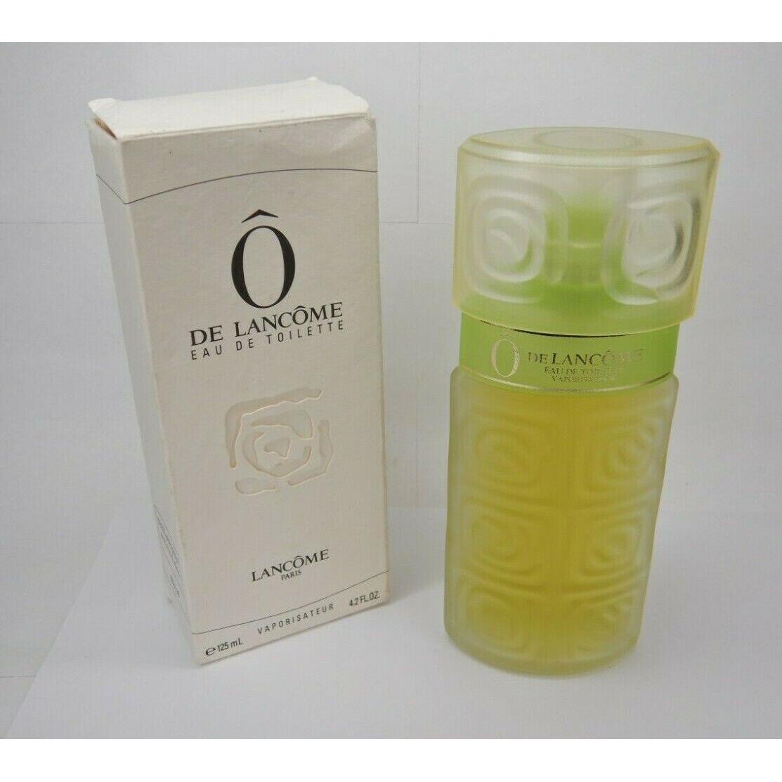 O De Lancome Eau de Toilette 4.2oz - 125ml Edt Rare De Lanc me 2000 Formula