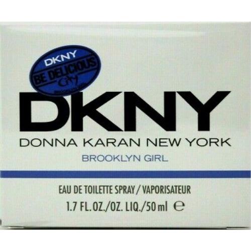 Dkny BE Delicious City Brooklyn Girl Eau DE Toilette Spray 1.7 Oz / 50 ml New