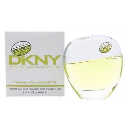 Dkny Be Delicious Skin Hydrating by 3.4/3.3 oz Edt Spray For Women