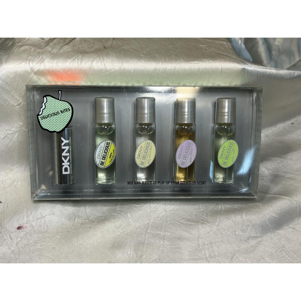 Dkny BE Delicious Apple Essences 4 X 5ML Edp Mini Rollerball