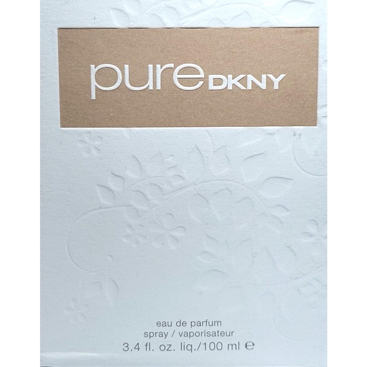 Pure Dkny A Drop of Vanilla 3.4 oz Eau de Parfum Spray Box