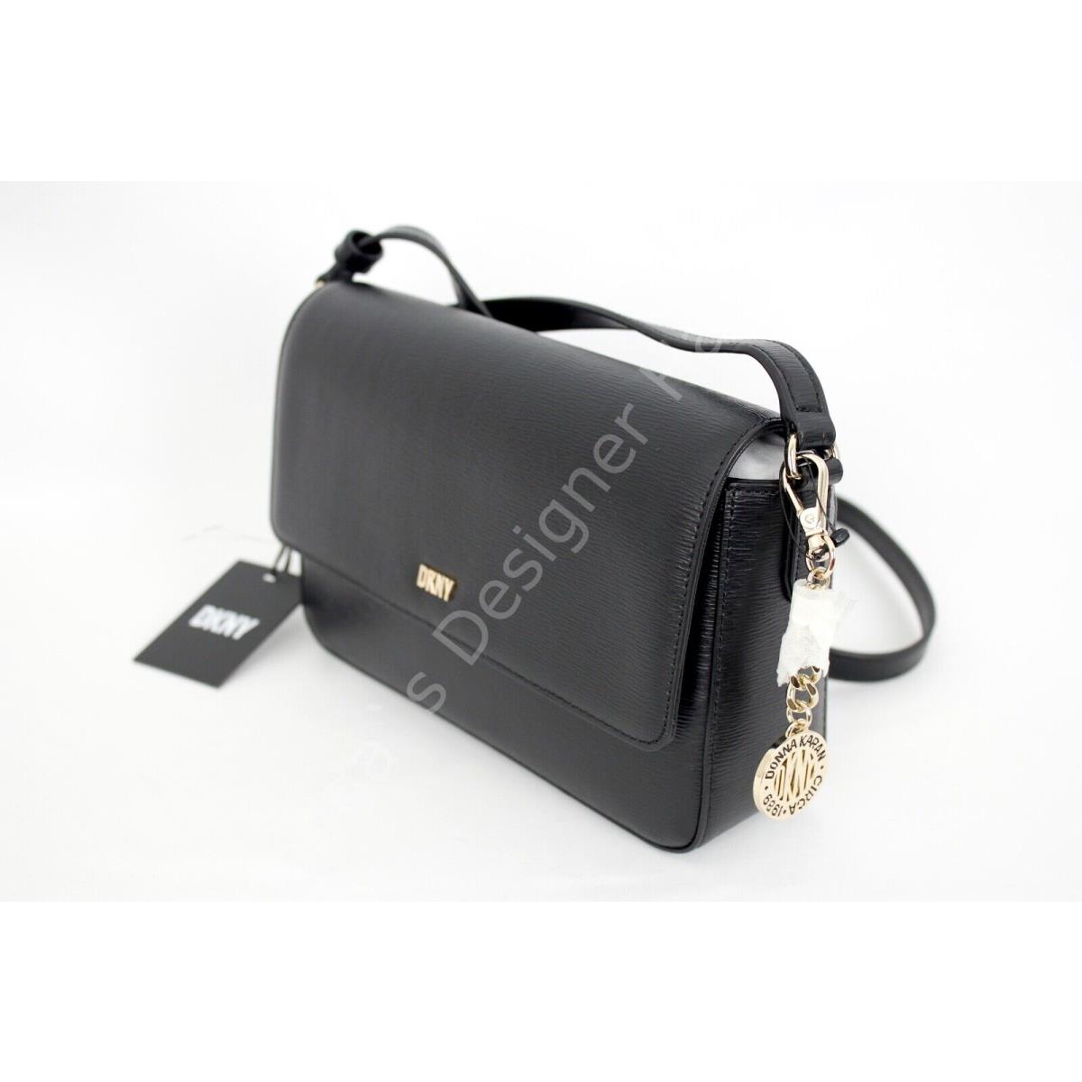 Dkny Bryant Medium Flap Crossbody - Black