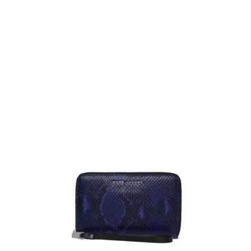 Marc Jacobs Snake Zip Phone Wristlet in Cobalt Snake Multi