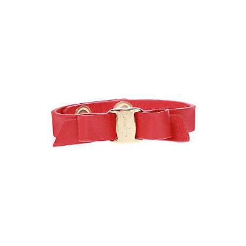 Salvatore Ferragamo Vara Bow Women`s 670550 Red Bracelet