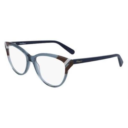 Salvatore Ferragamo SF2844-414-5416 Blue Eyeglasses