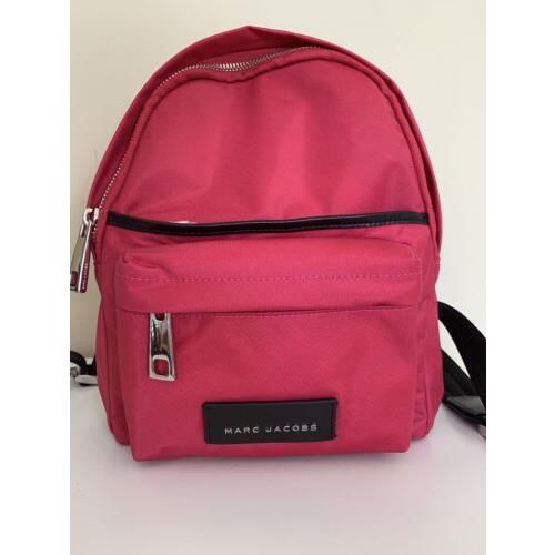 Marc Jacobs Small Nylon Zip Black Backpack M0013945-683 Pink