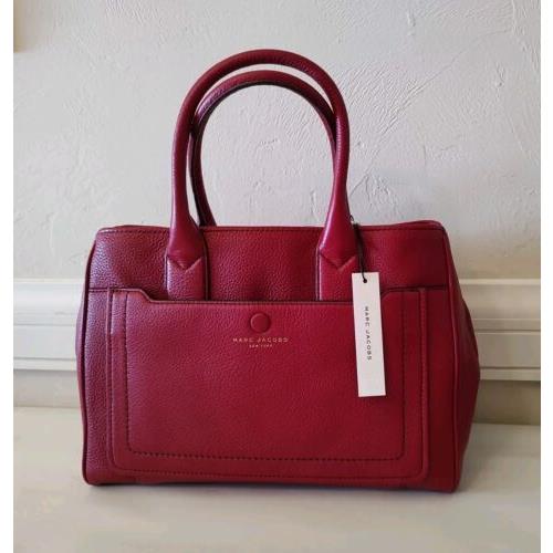 Marc Jacobs Pebbled Leather Tote - Wine