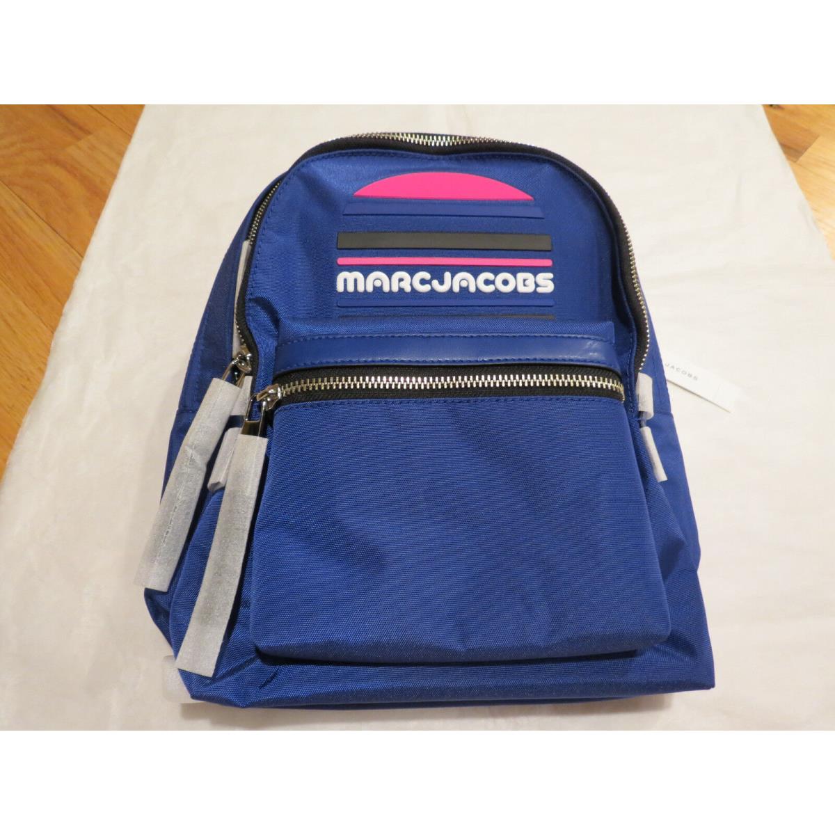 Marc Jacobs Trek Sports Logo Backpack Royal Blue