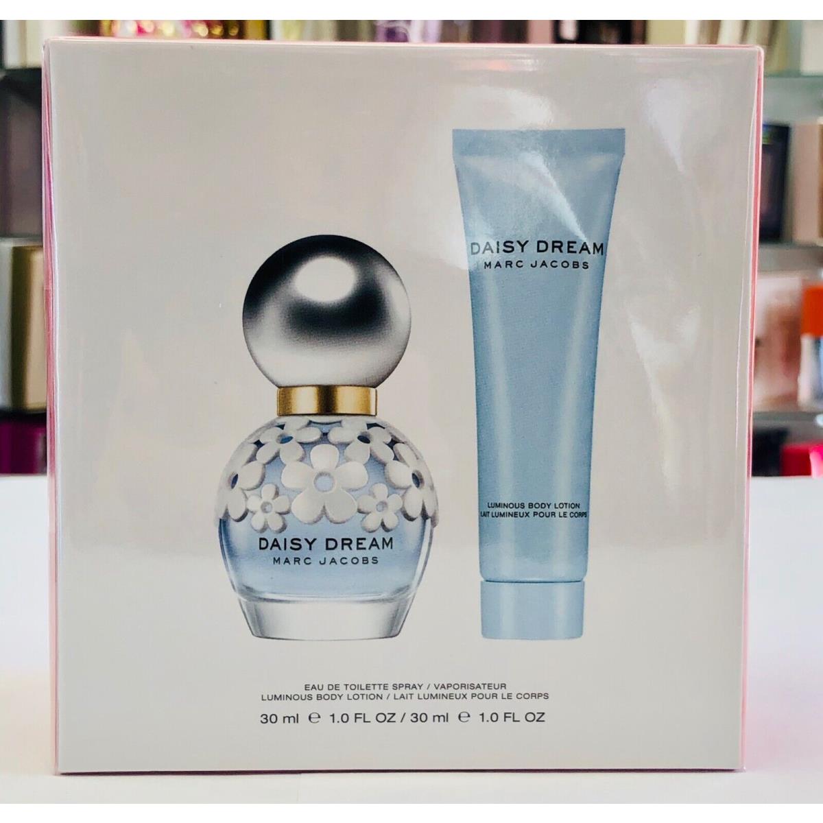 Marc Jacobs Daisy Dream 2PC Gift Set 1oz Edt + 1oz Luminous Body Lotion