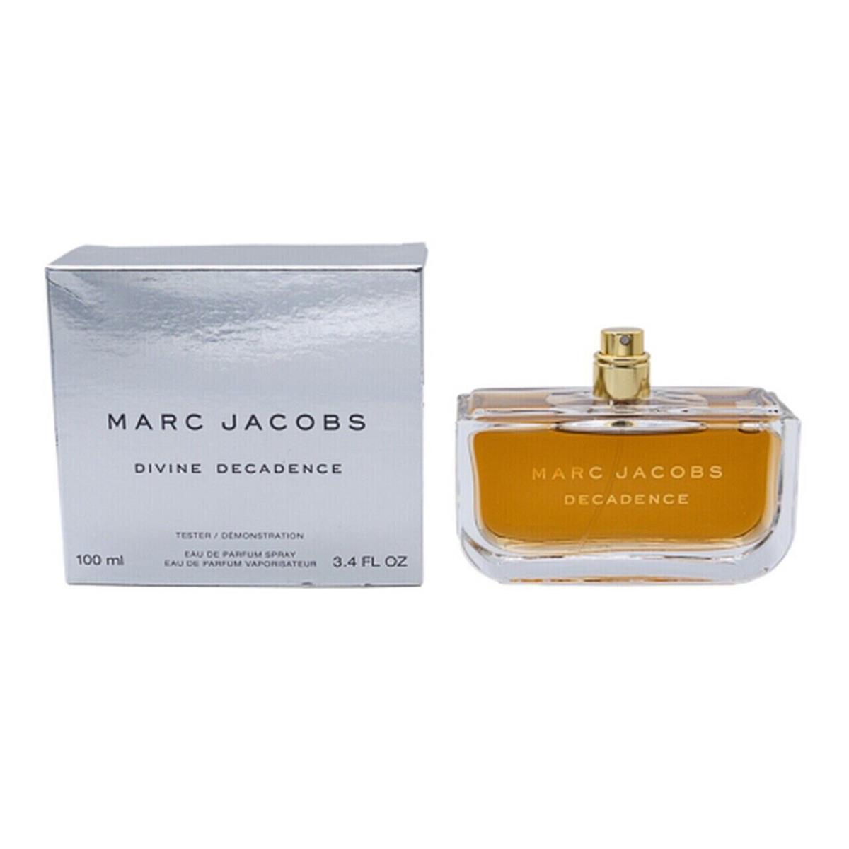 Marc Jacobs Divine Decadence Tester 3.4 Oz. Eau de Parfum Women No Cap