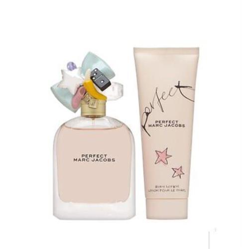 Marc Jacobs Perfect 2 Piece Travel Exclusive Gift Set 3.3 oz Edp+ 2.5