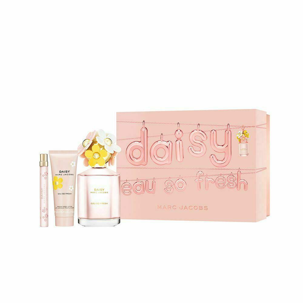 Marc Jacobs Daisy Eau So Fresh Edt 3.3 Oz. + Rollerball Gift Set