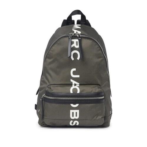 Marc Jacobs Suspiria Logo Print Backpack IN Sage