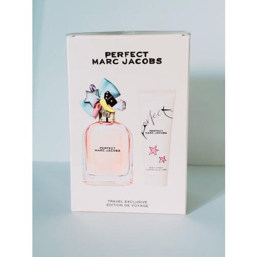 Marc Jacobs Perfect 3.4OZ Edp + 2.5OZ Body Lotion 2PC Set For Women