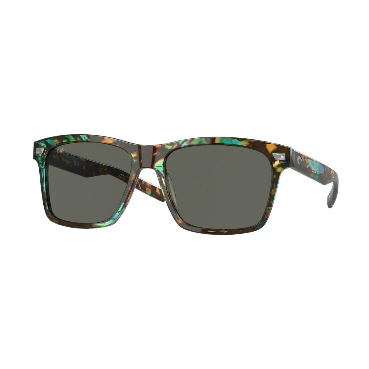 Costa Del Mar Aransas Sunglasses Shiny Ocean Tortoise Frame w/ Gray Glass Lens - Frame: , Lens: Gray