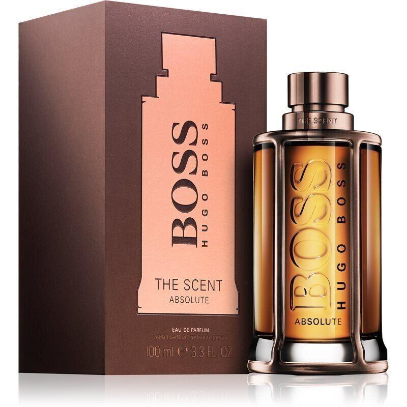 The Scent Absolute by Hugo Boss 3.3oz Eau De Parfum For Men Box