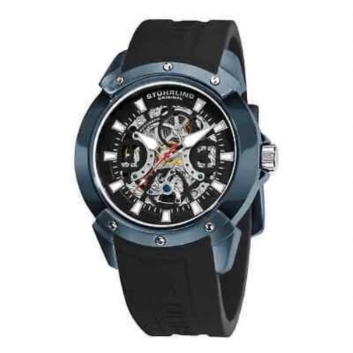 Stuhrling St Hrling Mens Watch - Legacy 266 Automatic 46mm Skeleton