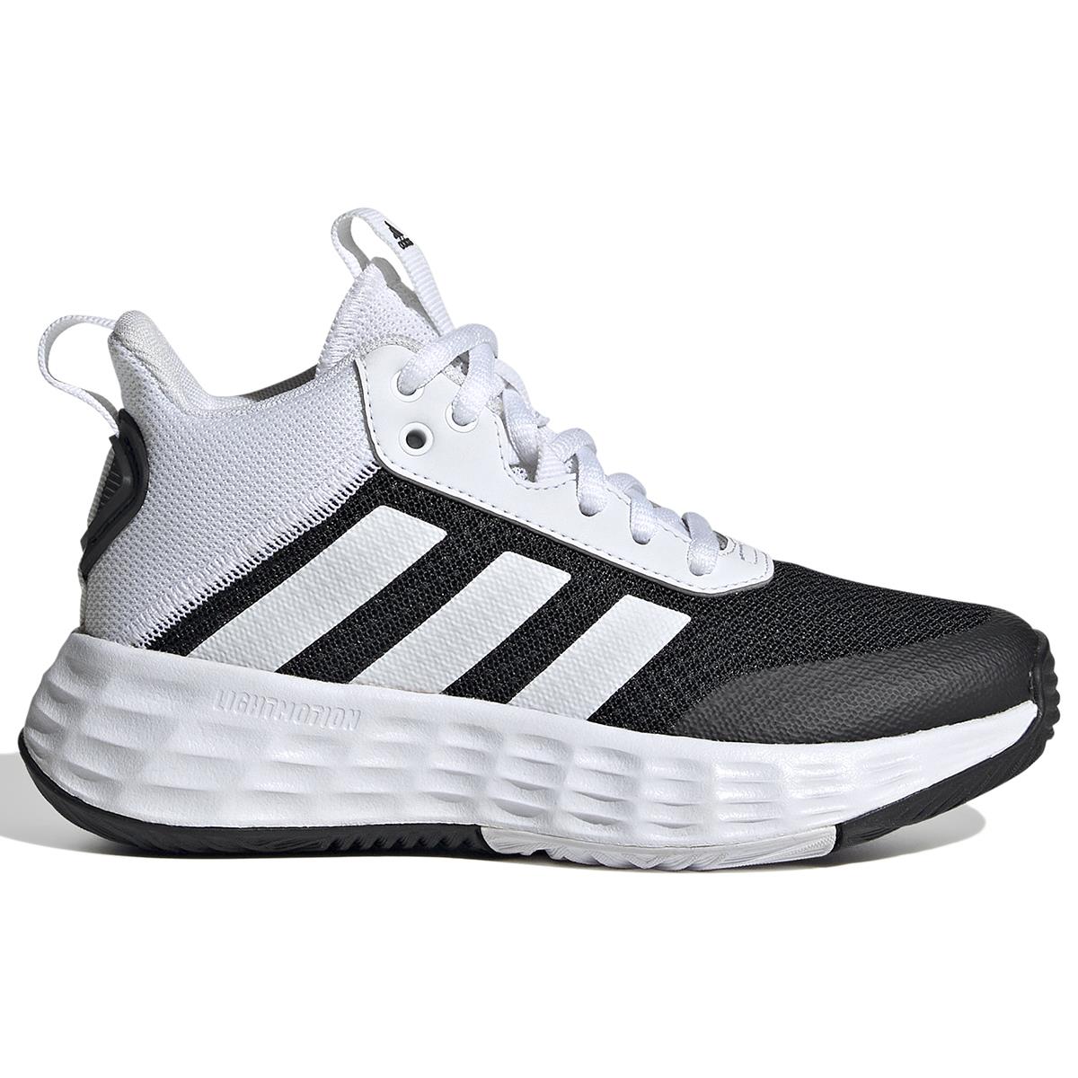 Adidas Boys` Own The Game 2.0 Basketball Shoes BLK WHT BLK
