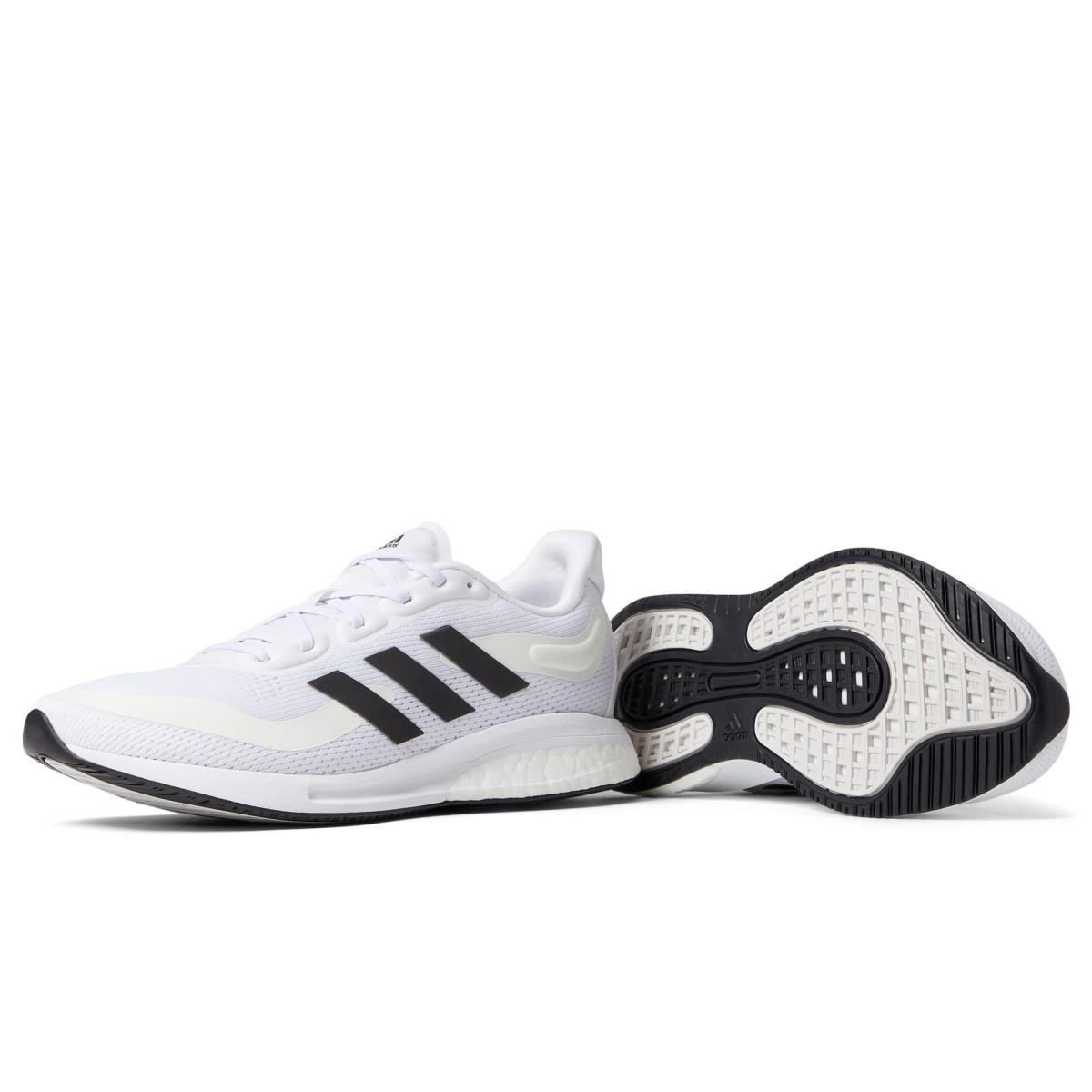 Adidas Women`s Supernova Running Shoe White/Black/Dash Grey