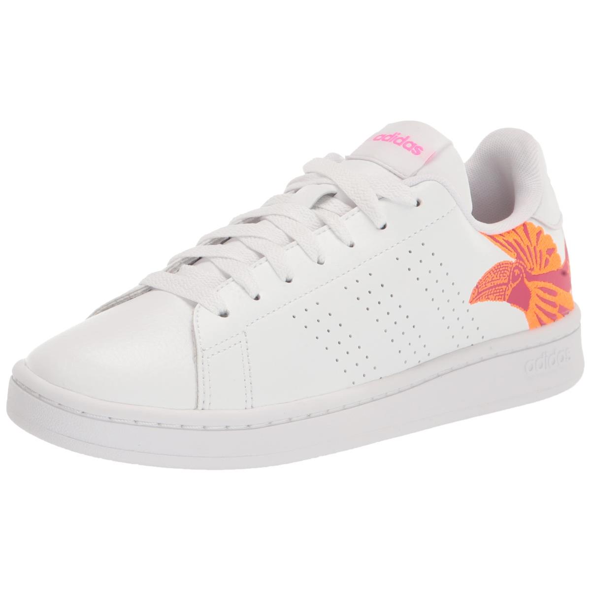 Adidas Women`s Advantage Tennis Shoes Ftwr White/Screaming Pink/Ftwr White