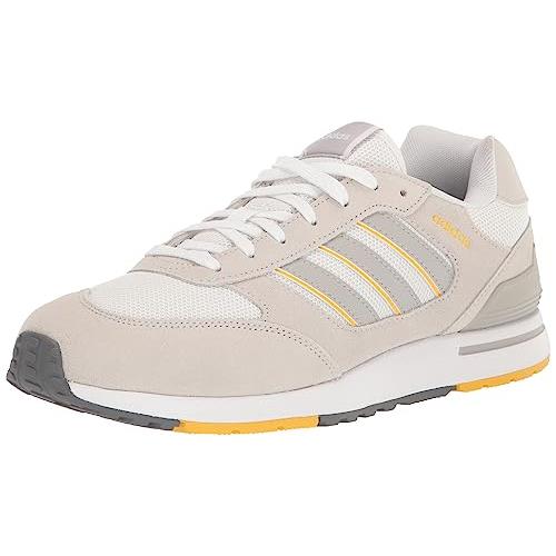 Adidas Men`s Run 80s Sneakers White/Grey/Bold Gold