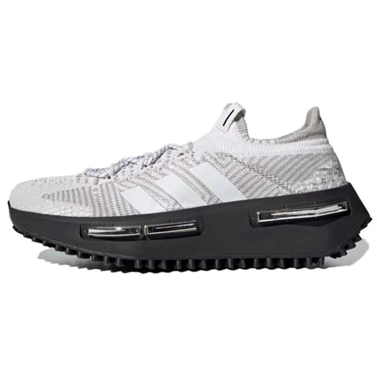 Adidas Nmd S1 Silver Metallic Black ID0361 Men`s Running Shoes