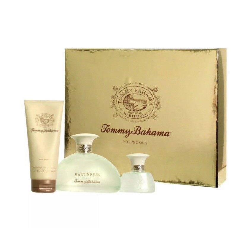 Tommy Bahama Martinique 3.4 OZ Edp Spray 3 Piece Gift Set For Women
