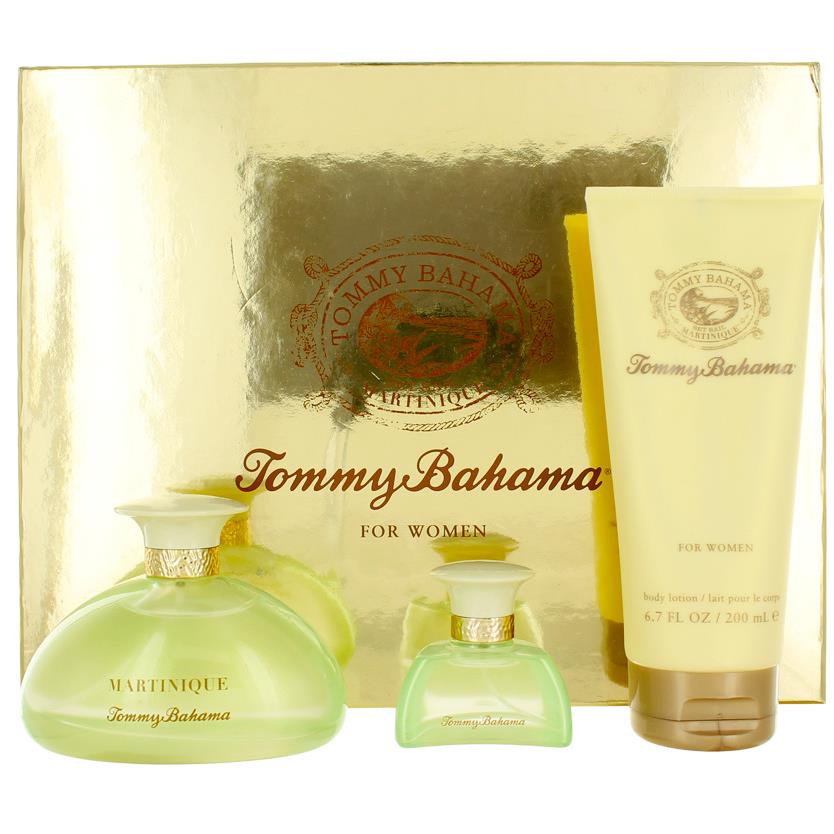 Set Sail Martinique By Tommy Bahama For Women Set: Edp 3.4oz + Mini + BL 6.7oz