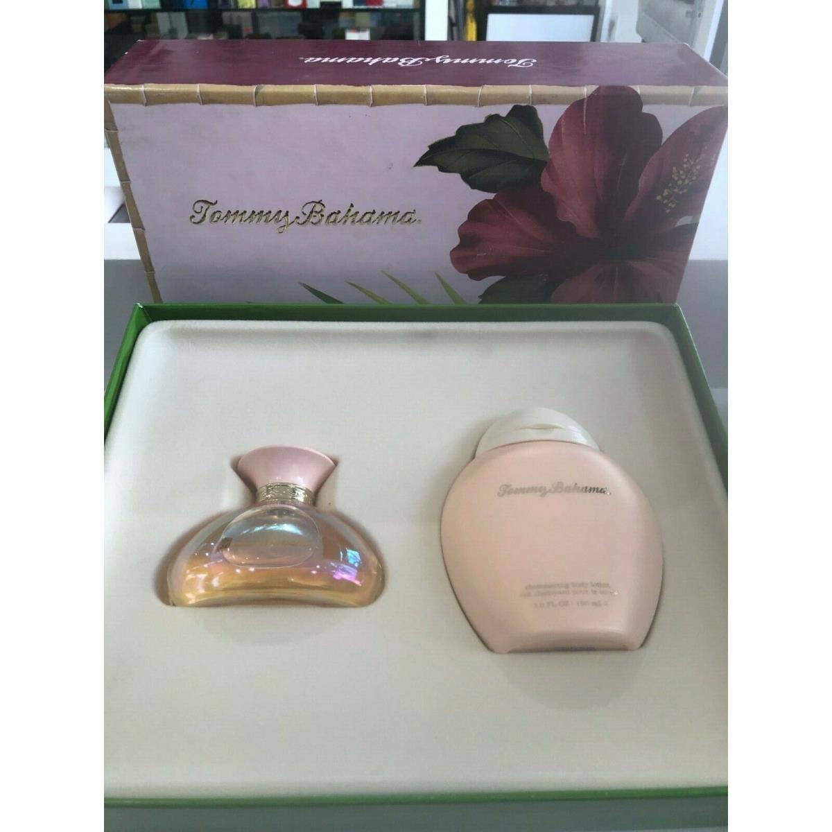 Tommy Bahama Gift Set Eau DE Parfum Spray 50ML 1.7FL.OZ Shimmer Body LOTION150ML