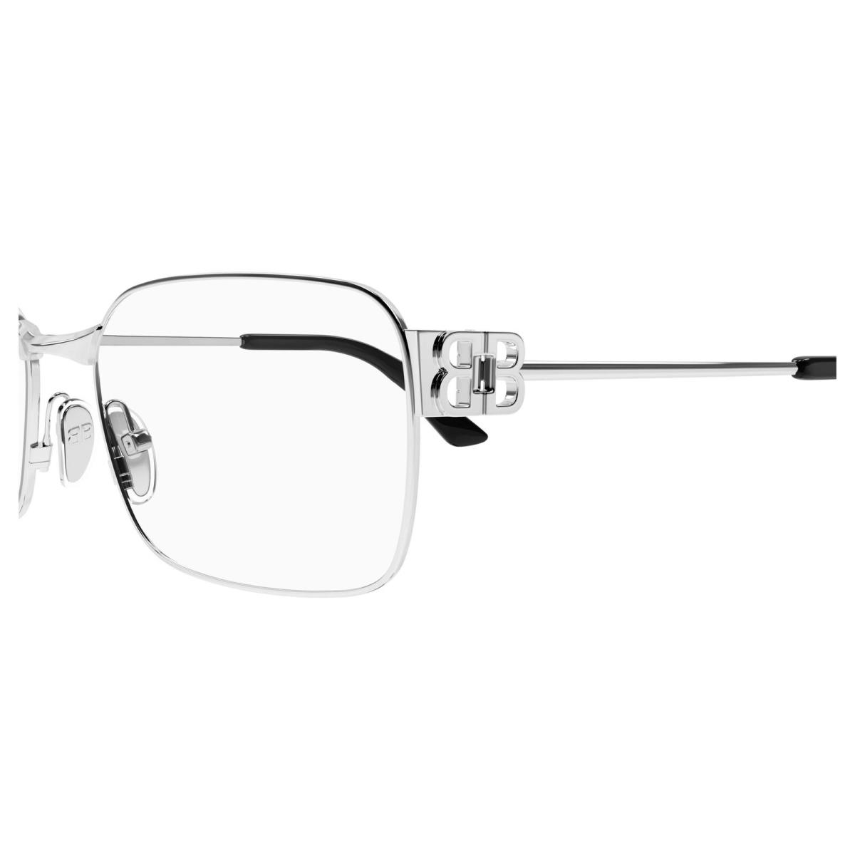 Balenciaga BB0340o-002 Silver Silver Eyeglasses