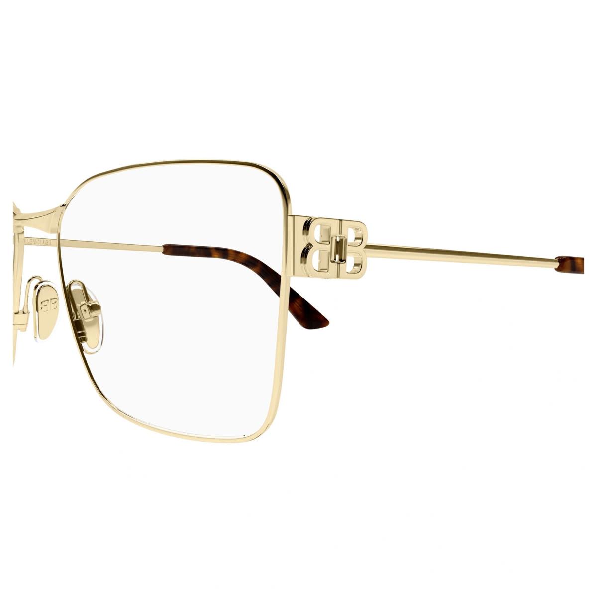 Balenciaga BB0339o-003 Gold Gold Eyeglasses