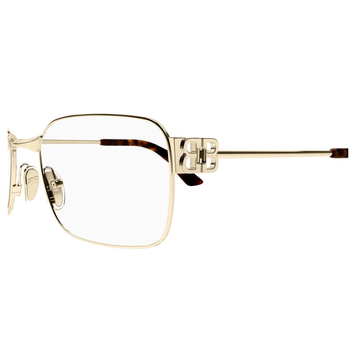 Balenciaga BB0340o-003 Gold Gold Eyeglasses