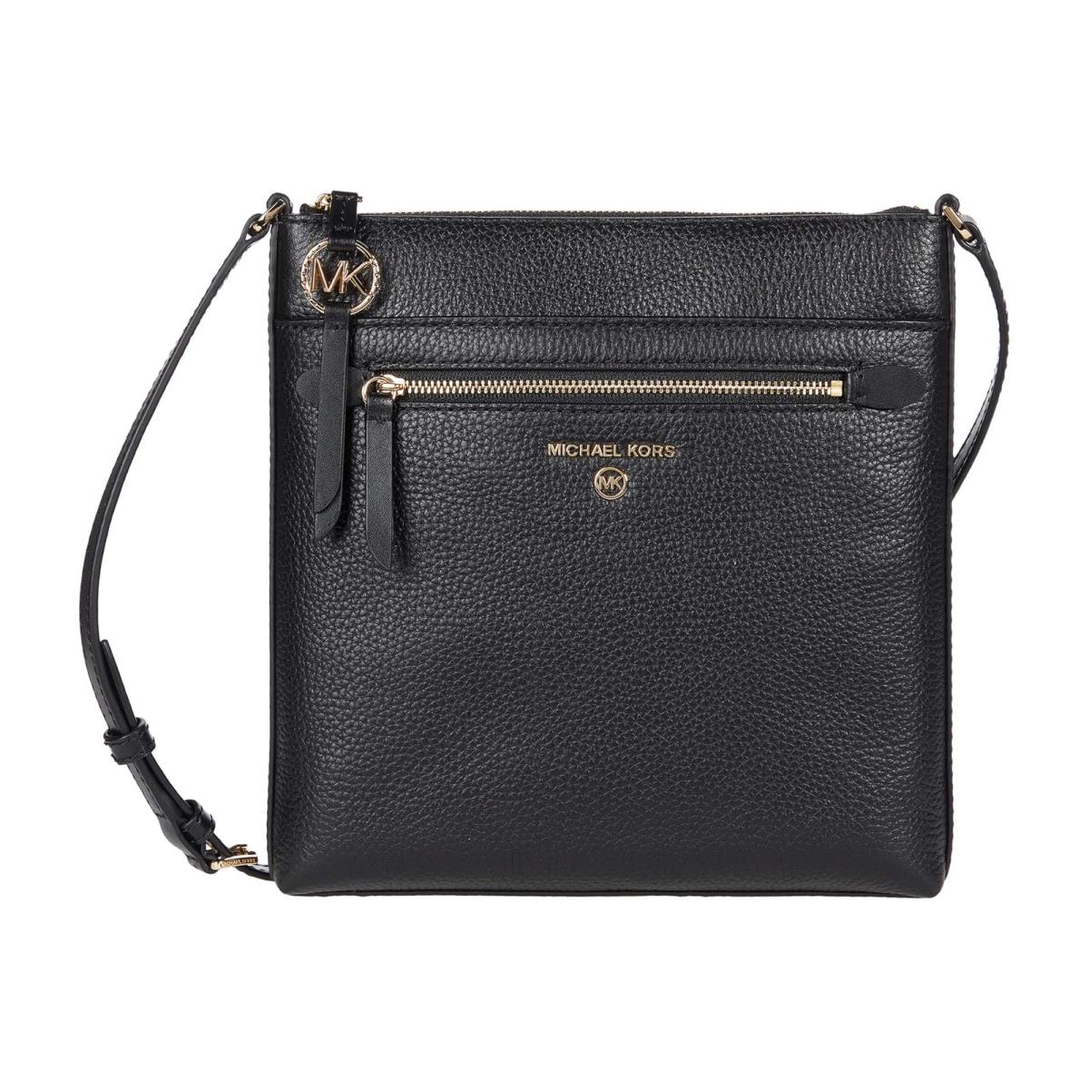 Woman`s Bags Michael Michael Kors Jet Set Charm Small North/south Flat Crossbody Black