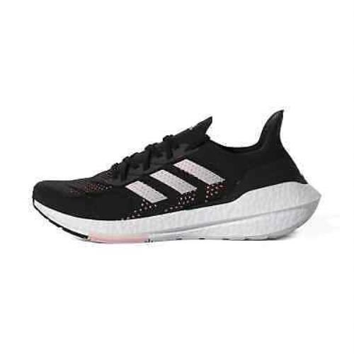 Adidas Women`s Ultraboost Running Shoe Black/clear Orange/crystal White US 9