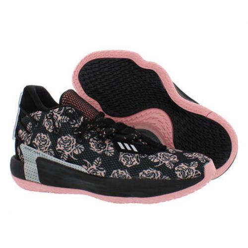 Adidas Dame 7 Unisex Shoes Size 4 Color: Black/none/silver Metallic - Main: Black