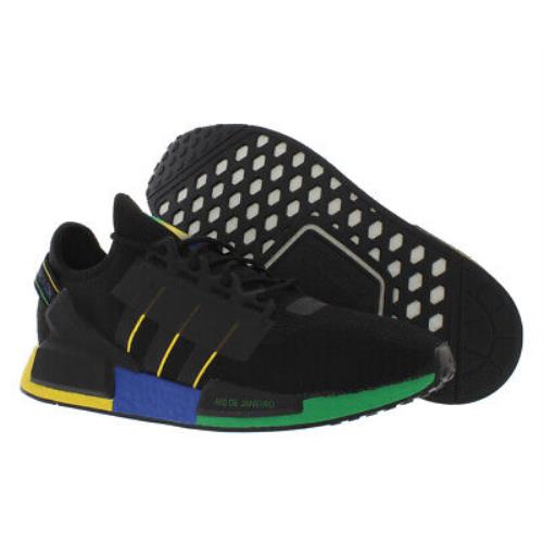 Adidas NMD_R1.V2 Mens Shoes Size 11.5 Color: Core Black/bold Gold/green