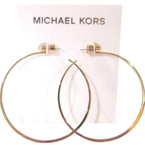 Michael Kors Gold Hoop Earrings