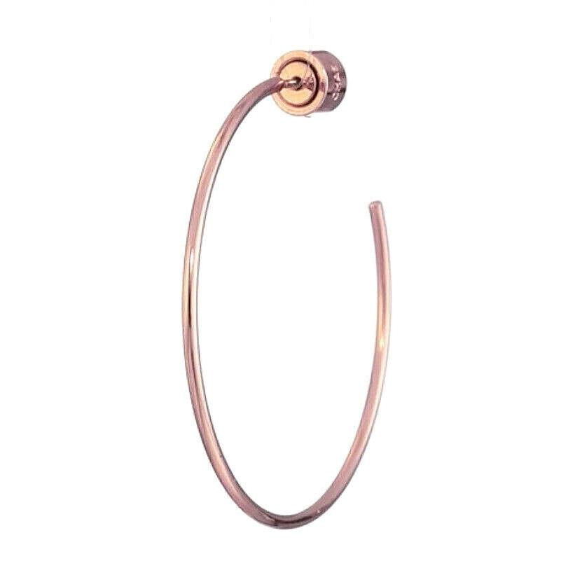 Michael Kors Cityscape Chains Rose Gold-tone Hoop Earrings