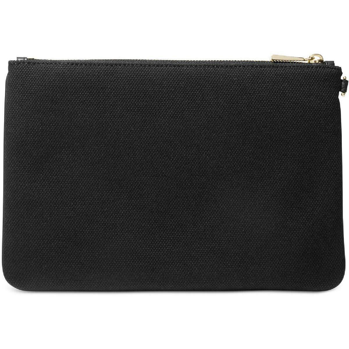 Michael Kors Womens Jet Set Black Pride Purse Organizer Pouch Medium