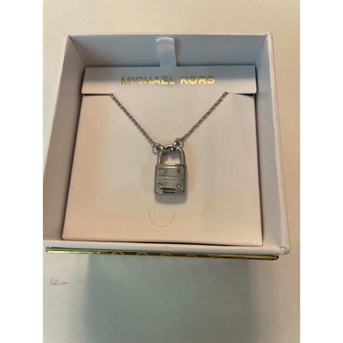 Michael Kors Gray Lock MKJX7759040 Necklace