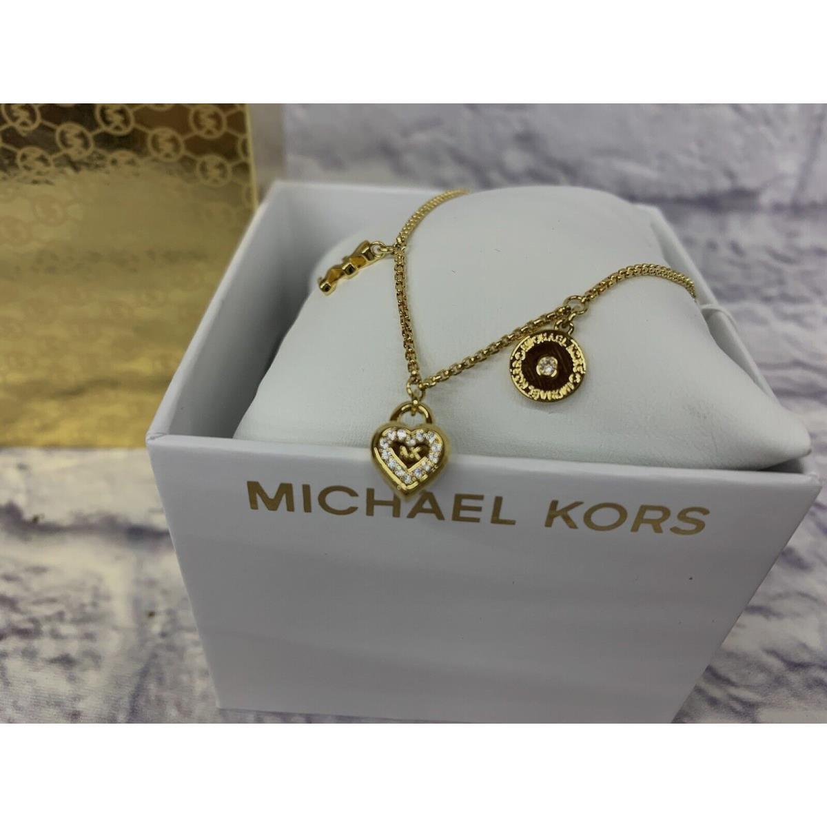 Michael Kors Gold Sparkly Wrist Band Bracelet MKJX7891710 Brass MK Gift For Her