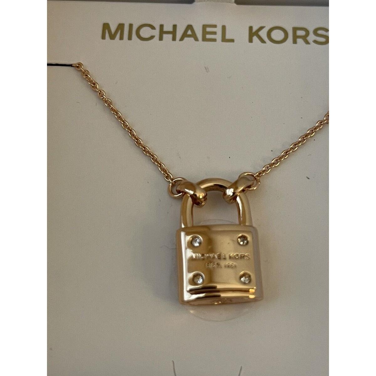 Michael Kors MKJX7760791 Rose Gold Necklace